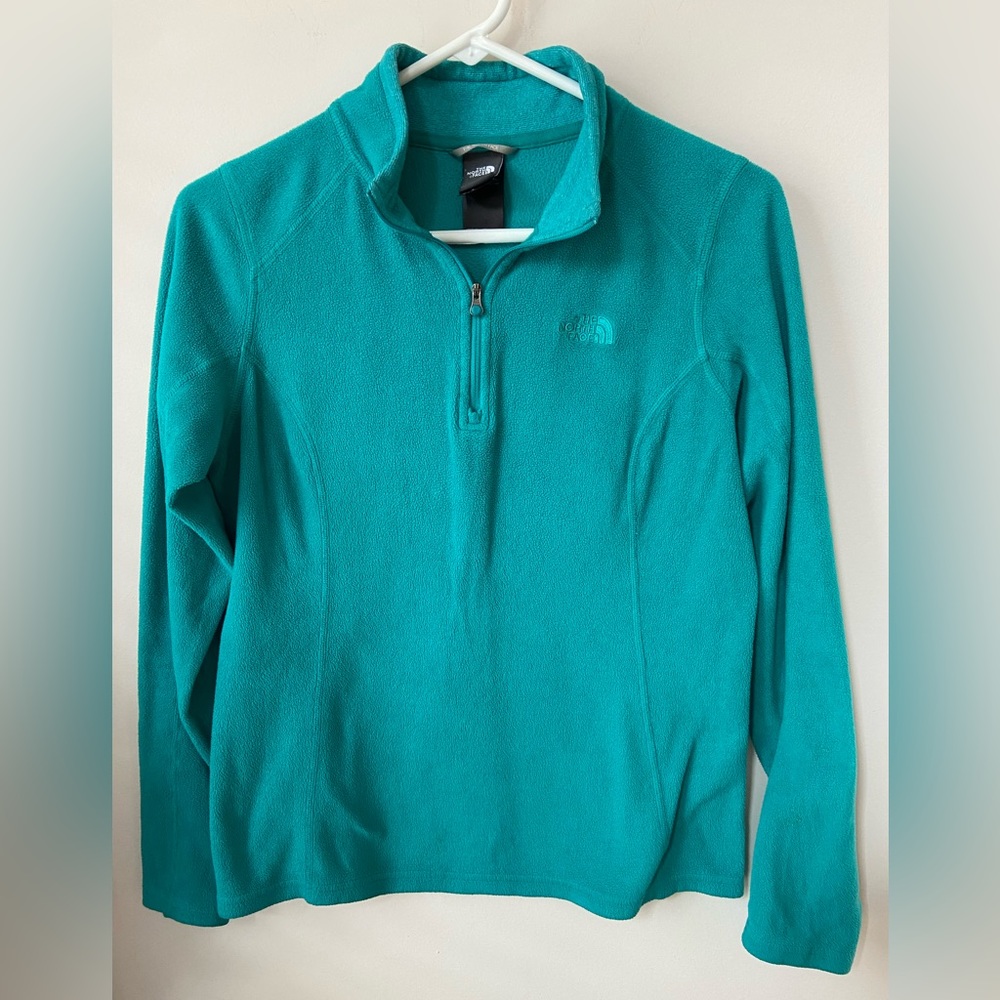 The Northface womens green fleece small